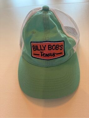 Billy Bob's Texas Mint & White Mesh Trucker Hat